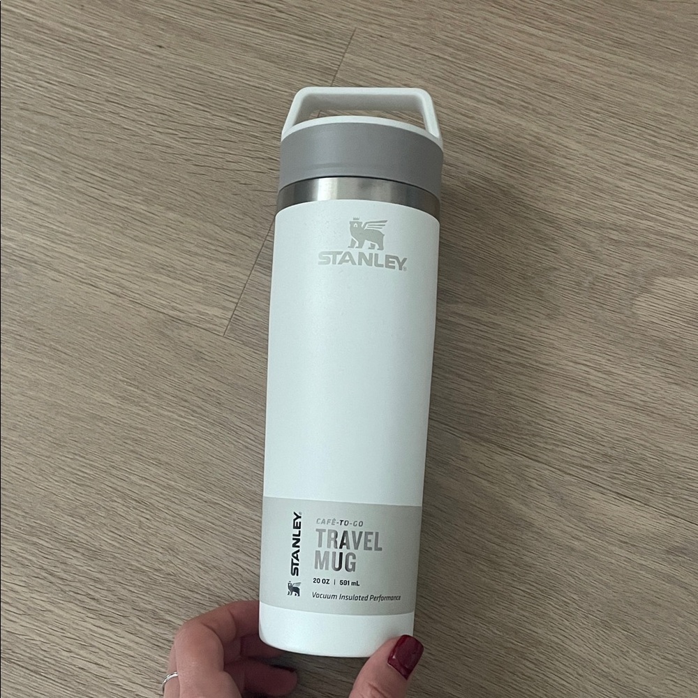 Stanley White Travel Mug 20OZ